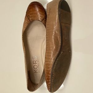 KORS Michael Kors Leather Ballet Flat | Ombré Snake Skin | 7 1/2